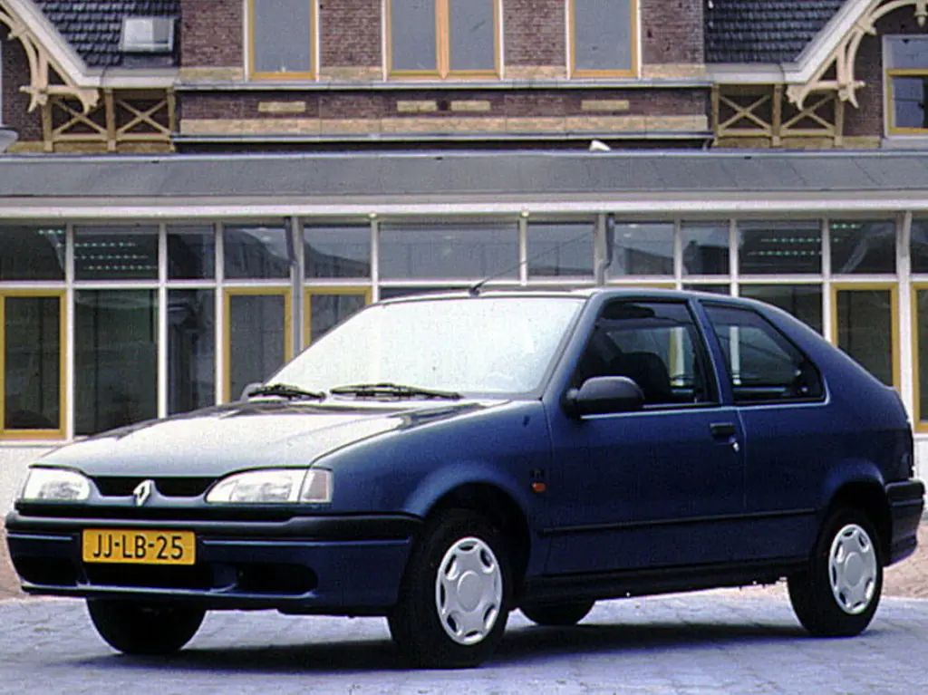 Renault 19 (C532, C534,  C53J, C538, C53A, C53B, C53D, C53T, C53Y) 1 поколение, рестайлинг, хэтчбек 3 дв. (04.1992 - 12.2000)